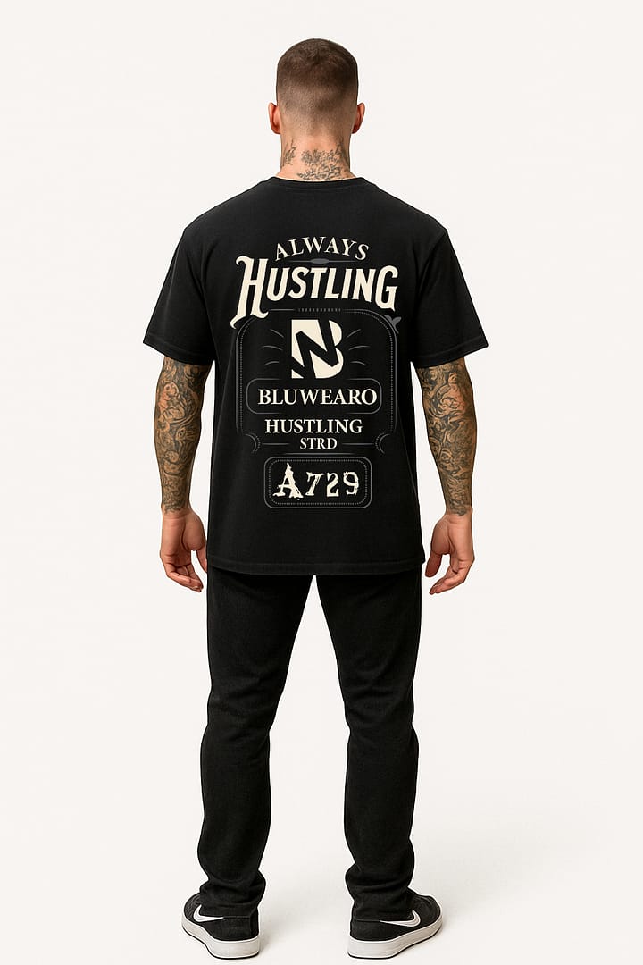 Premium Black T-Shirt - Image 2