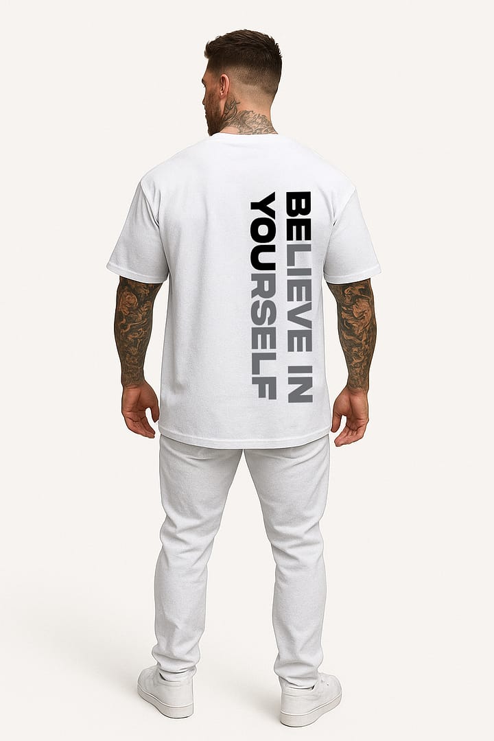 Premium White T-Shirt - Image 2
